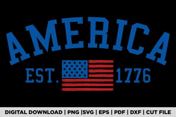 American Flag Graphics for T-Shirt Designs