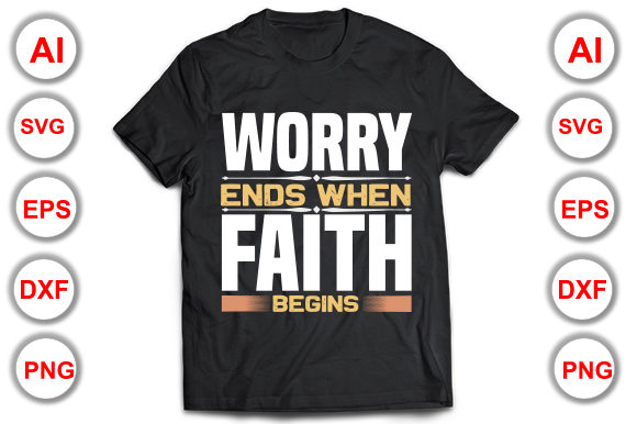 Christian Faith T-Shirt Design Graphics Review