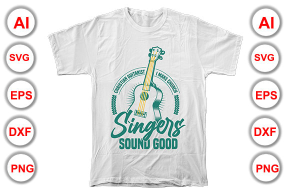 Christian Guitarist T-Shirt Design Graphics Review