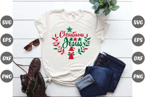 Christmas Jesus Graphics for T-Shirt Designs