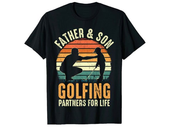 Father Son Partners Golf T-Shirt Graphics Review