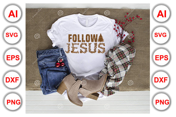 Follow Jesus Christian T-shirt Design Review