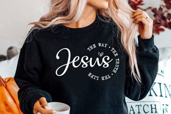 Jesus SVG PNG: Graphics for T-Shirt Designs
