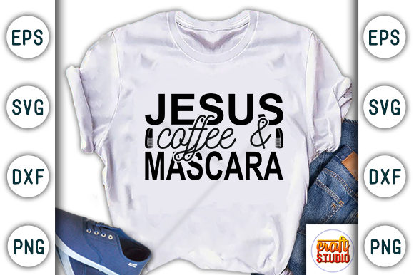 Makeup Svg Design, Jesus Coffee Graphics