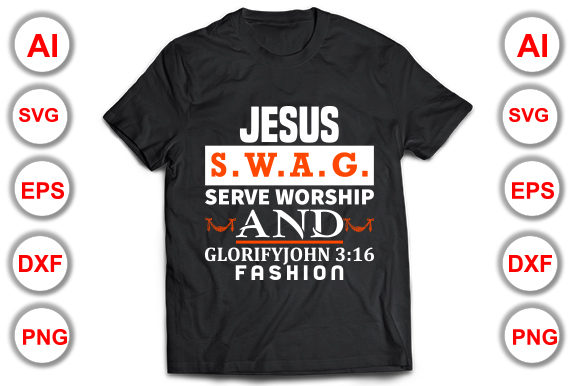 Serve Worship and Glorify Graphics & T-Shirt Designs