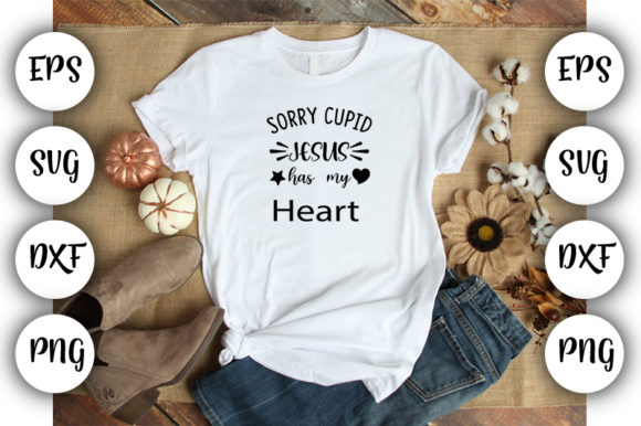 Valentine's Design: Sorry Cupid Jesus Graphics